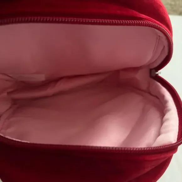 Cat & Jack Girls' Quilted Velvet 10" Mini Backpack New With Tags - Picture 3 of 4